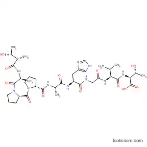 Molecular Structure of 198020-66-5 (L-Threonine,
L-threonyl-L-alanyl-L-prolyl-L-prolyl-L-alanyl-L-histidylglycyl-L-valyl-)