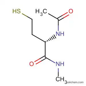 Molecular Structure of 38615-99-5 (Butanamide, 2-(acetylamino)-4-mercapto-N-methyl-, (2S)-)