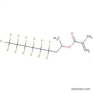Molecular Structure of 49676-52-0 (2-Propenoic acid, 2-methyl-,
3,3,4,4,5,5,6,6,7,7,8,8,8-tridecafluoro-1-methyloctyl ester)