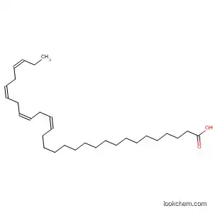 Molecular Structure of 596822-07-0 (18,21,24,27-Triacontatetraenoic acid, (18Z,21Z,24Z,27Z)-)