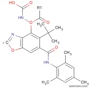 Carbamic acid,
[6-[[(2,4,6-trimethylphenyl)amino]carbonyl]-2-benzoxazolyl]-,
1,1-dimethylethyl ester
