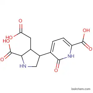 Molecular Structure of 596845-18-0 (2-Pyridinecarboxylic acid,
5-[5-carboxy-4-(carboxymethyl)-3-pyrrolidinyl]-1,6-dihydro-6-oxo-)