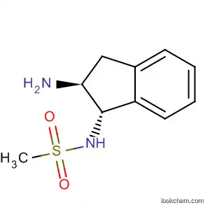 Molecular Structure of 596846-19-4 (Methanesulfonamide, N-[(1S,2S)-2-amino-2,3-dihydro-1H-inden-1-yl]-)