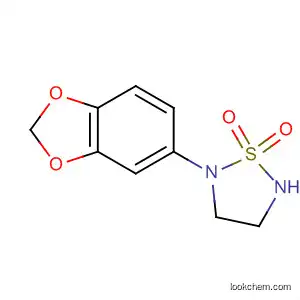 Molecular Structure of 597553-40-7 (1,2,5-Thiadiazolidine, 2-(1,3-benzodioxol-5-yl)-, 1,1-dioxide)