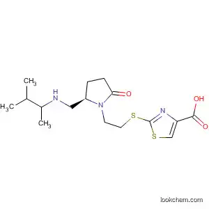 4-Thiazolecarboxylic acid,
2-[[2-[(2R)-2-[[(1,2-dimethylpropyl)amino]methyl]-5-oxo-1-pyrrolidinyl]eth
yl]thio]-