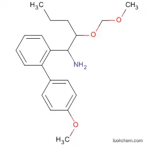 Molecular Structure of 597579-22-1 (Benzenemethanamine,
a-[1-(methoxymethoxy)butyl]-N-(4-methoxyphenyl)-)