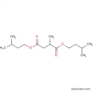 Molecular Structure of 599148-79-5 (Butanedioic acid, methyl-, bis(3-methylbutyl) ester)
