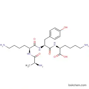 Molecular Structure of 599197-89-4 (L-Lysine, L-alanyl-L-lysyl-L-tyrosyl-)