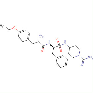 Molecular Structure of 599200-57-4 (L-Phenylalaninamide,
O-ethyl-D-tyrosyl-N-[1-(aminoiminomethyl)-4-piperidinyl]-)