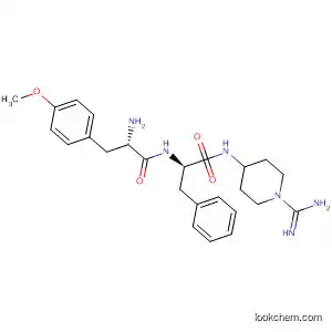 Molecular Structure of 599200-92-7 (L-Phenylalaninamide,
O-methyl-D-tyrosyl-N-[1-(aminoiminomethyl)-4-piperidinyl]-)