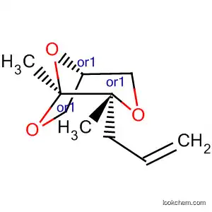 Molecular Structure of 600726-55-4 (3,6,8-Trioxabicyclo[3.2.1]octane, 4,5-dimethyl-4-(2-propenyl)-,
(1R,4R,5S)-rel-)