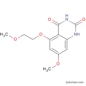 Molecular Structure of 601516-67-0 (2,4(1H,3H)-Quinazolinedione, 7-methoxy-5-(2-methoxyethoxy)-)