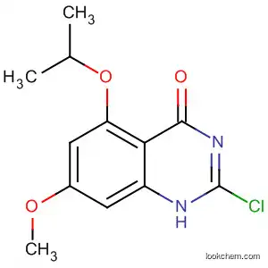 Molecular Structure of 601516-85-2 (4(1H)-Quinazolinone, 2-chloro-7-methoxy-5-(1-methylethoxy)-)