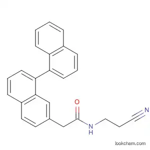 [1,1'-Binaphthalene]-2-acetamide, N-(2-cyanoethyl)-, (1R)-
