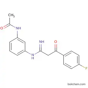 Acetamide,
N-[3-[[3-(4-fluorophenyl)-1-imino-3-oxopropyl]amino]phenyl]-