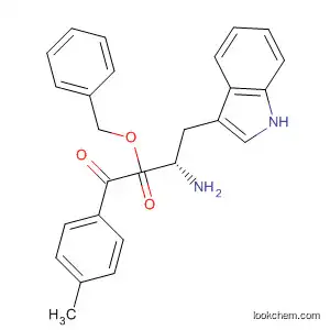 Molecular Structure of 602330-22-3 (L-Tryptophan, 1-(4-methylbenzoyl)-, phenylmethyl ester)