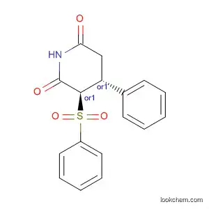 2,6-Piperidinedione, 4-phenyl-3-(phenylsulfonyl)-, (3R,4R)-rel-