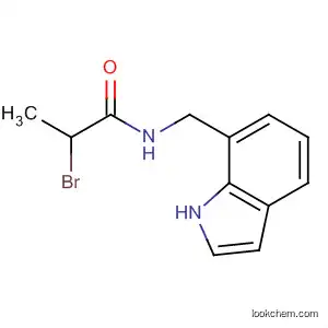 Propanamide, 2-bromo-N-(1H-indol-7-ylmethyl)-