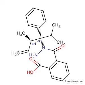 Molecular Structure of 603952-66-5 (Benzoic acid,
2-[(1R,2R)-2-methyl-1-(1-methylethyl)-1-phenyl-3-butenyl]hydrazide, rel-)