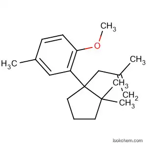 Molecular Structure of 603985-28-0 (Benzene,
2-[2,2-dimethyl-1-(2-methyl-2-propenyl)cyclopentyl]-1-methoxy-4-methyl-)