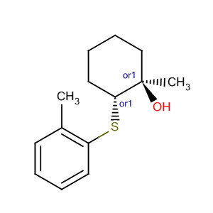 Cyclohexanol, 1-methyl-2-[(2-methylphenyl)thio]-, (1R,2R)-rel-