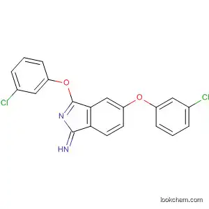 Molecular Structure of 682355-33-5 (1H-Isoindol-1-imine, 3,5-bis(3-chlorophenoxy)-)
