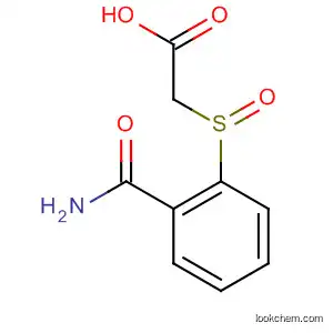 Molecular Structure of 682749-17-3 (Acetic acid, [[2-(aminocarbonyl)phenyl]sulfinyl]-)