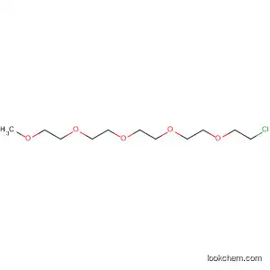 Molecular Structure of 120259-67-8 (2,5,8,11,14-Pentaoxahexadecane, 16-chloro-)
