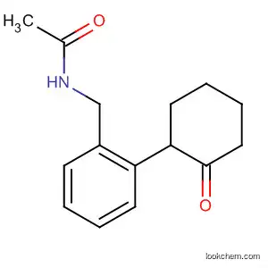 Molecular Structure of 151446-23-0 (Acetamide, N-[(2-oxocyclohexyl)phenylmethyl]-)
