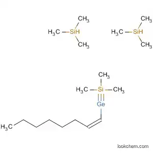 Molecular Structure of 197522-40-0 (Silane, [(1Z)-1-octenylgermylidyne]tris[trimethyl-)