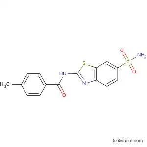 Molecular Structure of 300567-93-5 (Benzamide, N-[6-(aminosulfonyl)-2-benzothiazolyl]-4-methyl-)