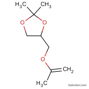 Molecular Structure of 36693-24-0 (1,3-Dioxolane, 2,2-dimethyl-4-[[(1-methylethenyl)oxy]methyl]-)