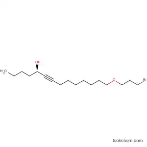 6-Tetradecyn-5-ol, 14-(3-bromopropoxy)-, (5R)-