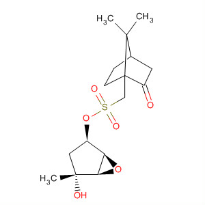 Bicyclo[2.2.1]heptane-1-methanesulfonic acid, 7,7-dimethyl-2-oxo-,  (1S,2R,4S,5R)-4-hydroxy-4-methyl-6-oxabicyclo[3.1.0]hex-2-yl ester,  (1S,4R)-