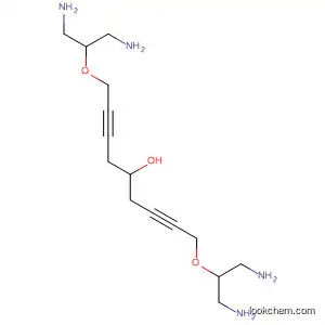 Molecular Structure of 683226-37-1 (2,7-Nonadiyn-5-ol, 1,9-bis[2-amino-1-(aminomethyl)ethoxy]-)