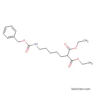 Molecular Structure of 683247-23-6 (Propanedioic acid, [5-[[(phenylmethoxy)carbonyl]amino]pentyl]-, diethyl
ester)