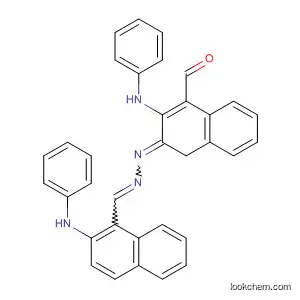 Molecular Structure of 683270-15-7 (1-Naphthalenecarboxaldehyde, 2-(phenylamino)-,
[[2-(phenylamino)-1-naphthalenyl]methylene]hydrazone)
