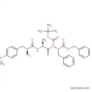 Molecular Structure of 683277-76-1 (L-Phenylalanine,
N-[(1,1-dimethylethoxy)carbonyl]-O-(phenylmethyl)-L-tyrosyl-D-alanyl-,
methyl ester)
