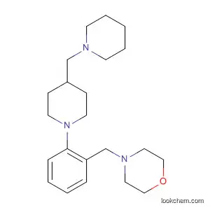 Molecular Structure of 683772-23-8 (Morpholine, 4-[[2-[4-(1-piperidinylmethyl)-1-piperidinyl]phenyl]methyl]-)