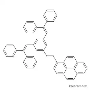 Molecular Structure of 684288-66-2 (Pyrene, 1-[2-[3,5-bis(2,2-diphenylethenyl)phenyl]ethenyl]-)