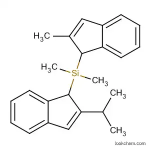 Molecular Structure of 688021-56-9 (Silane,
dimethyl[2-(1-methylethyl)-1H-inden-1-yl](2-methyl-1H-inden-1-yl)-)