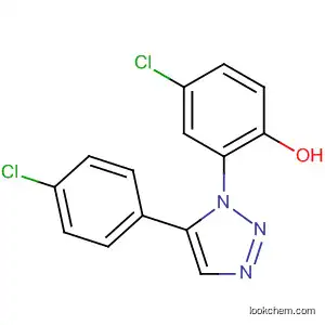 Molecular Structure of 690638-43-8 (Phenol, 4-chloro-2-[5-(4-chlorophenyl)-1H-1,2,3-triazol-1-yl]-)