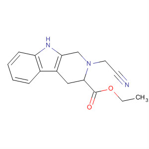 1H-Pyrido[3,4-b]indole-3-carboxylic acid,
2-(cyanomethyl)-2,3,4,9-tetrahydro-, ethyl ester