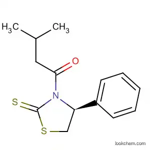 Molecular Structure of 764651-44-7 (2-Thiazolidinethione, 3-(3-methyl-1-oxobutyl)-4-phenyl-, (4S)-)