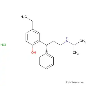Phenol, 4-ethyl-2-[(1R)-3-[(1-methylethyl)amino]-1-phenylpropyl]-,
hydrochloride
