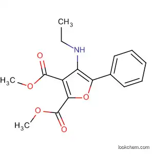 Molecular Structure of 850788-32-8 (2,3-Furandicarboxylic acid, 4-(ethylamino)-5-phenyl-, dimethyl ester)