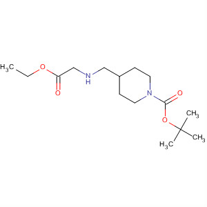 1-Piperidinecarboxylic acid, 4-[[(2-ethoxy-2-oxoethyl)amino]methyl]-, 1,1-dimethylethyl ester