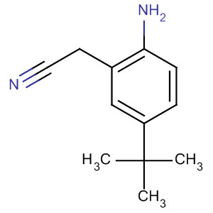 Molecular Structure of 167371-37-1 (Benzeneacetonitrile, a-amino-4-(1,1-dimethylethyl)-)