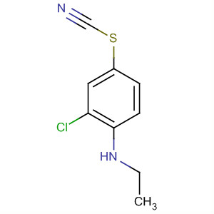 Thiocyanic acid, 3-chloro-4-(ethylamino)phenyl ester