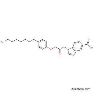 1H-Indole-5-carboxylic acid, 1-[3-(4-octylphenoxy)-2-oxopropyl]-